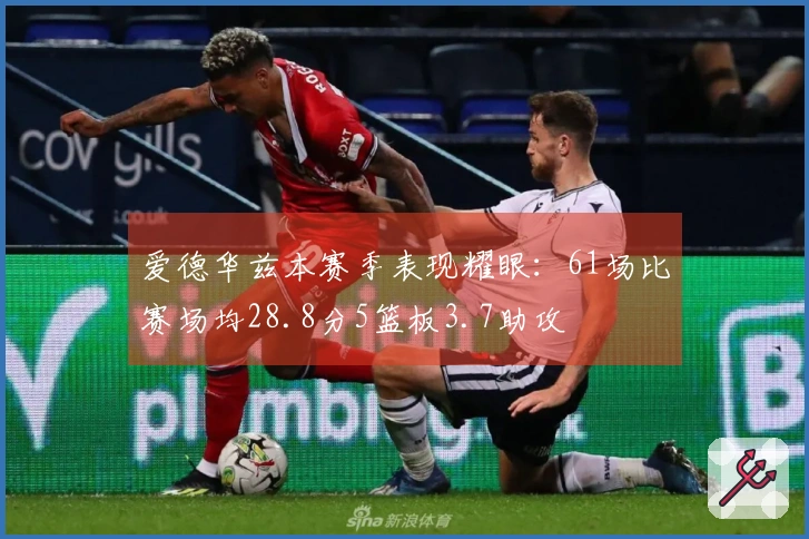爱德华兹本赛季表现耀眼：61场比赛场均28.8分5篮板3.7助攻